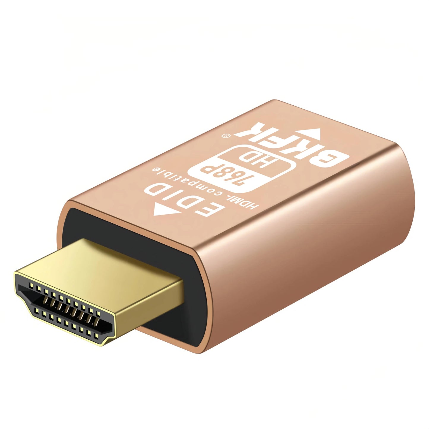 BKFK HDMI edid Emulator Adapter, 1024X768@60Hz emulators,Reliable Pass-Through for Extender/AV Receiver/Video Splitters