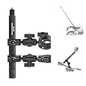 NEEWER Basics Motorcycle Bike Mount Accessories Kit, Invisible Selfie Stick Bicycle Handlebar Clamp Holder Compatible with Insta360 DJI OSMO 360