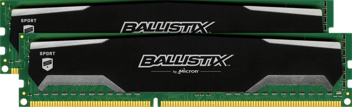Crucial Ballistix Sport 8GB kit (4GBx2) DDR3-1600 1.5V 240-Pin UDIMM BLS2CP4G3D1609DS1S00