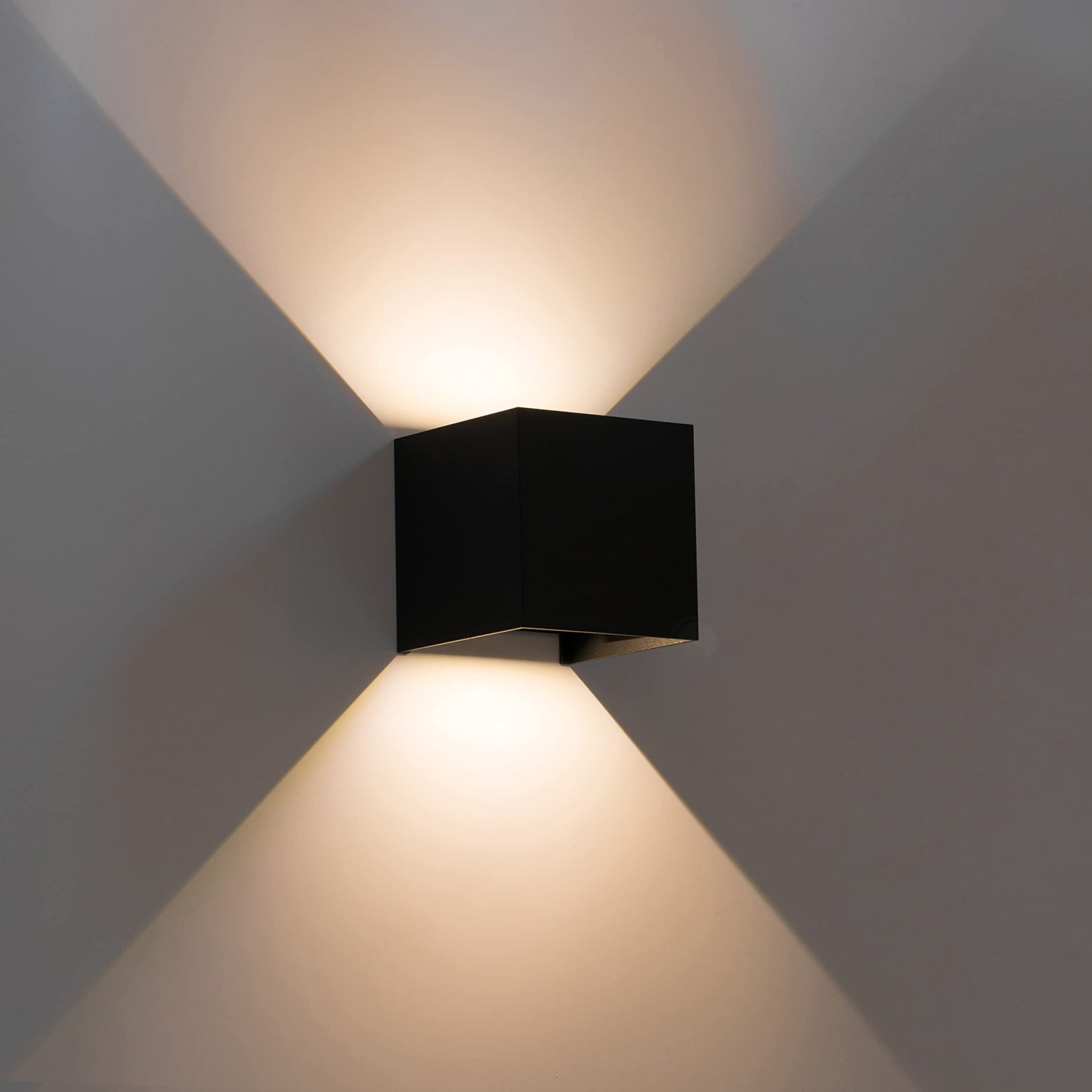 Modern Wall Sconce LED Waterproof Wall Lamp Aluminum with Adjustable Beam 10-Watt 4000K Cool White Indoor Outdoor for Bathroom Bedroom Corridor Living