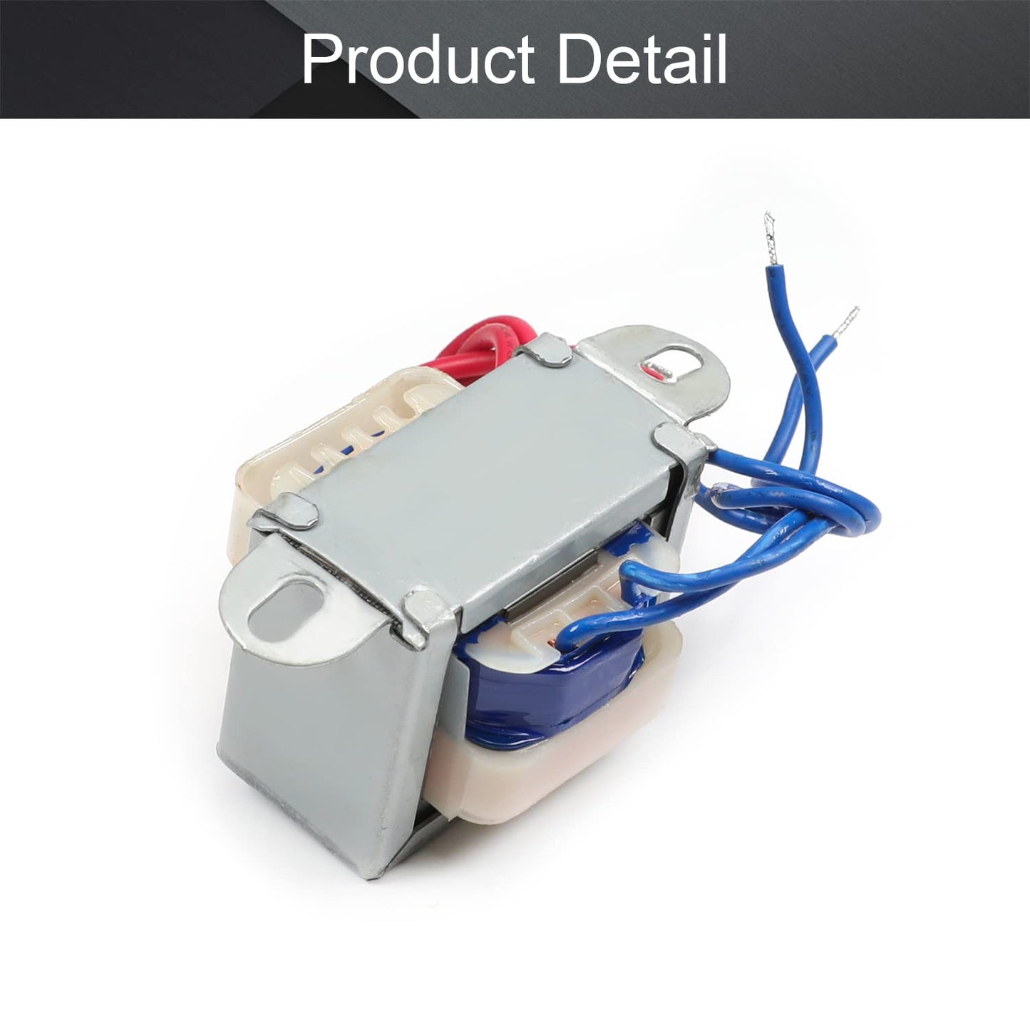 Fielect Power Transformer Double Phase Input AC 220V 50Hz to Output AC 6V 5W Control Transformer for Lighting Power Supplies, Audio Equipment etc.…