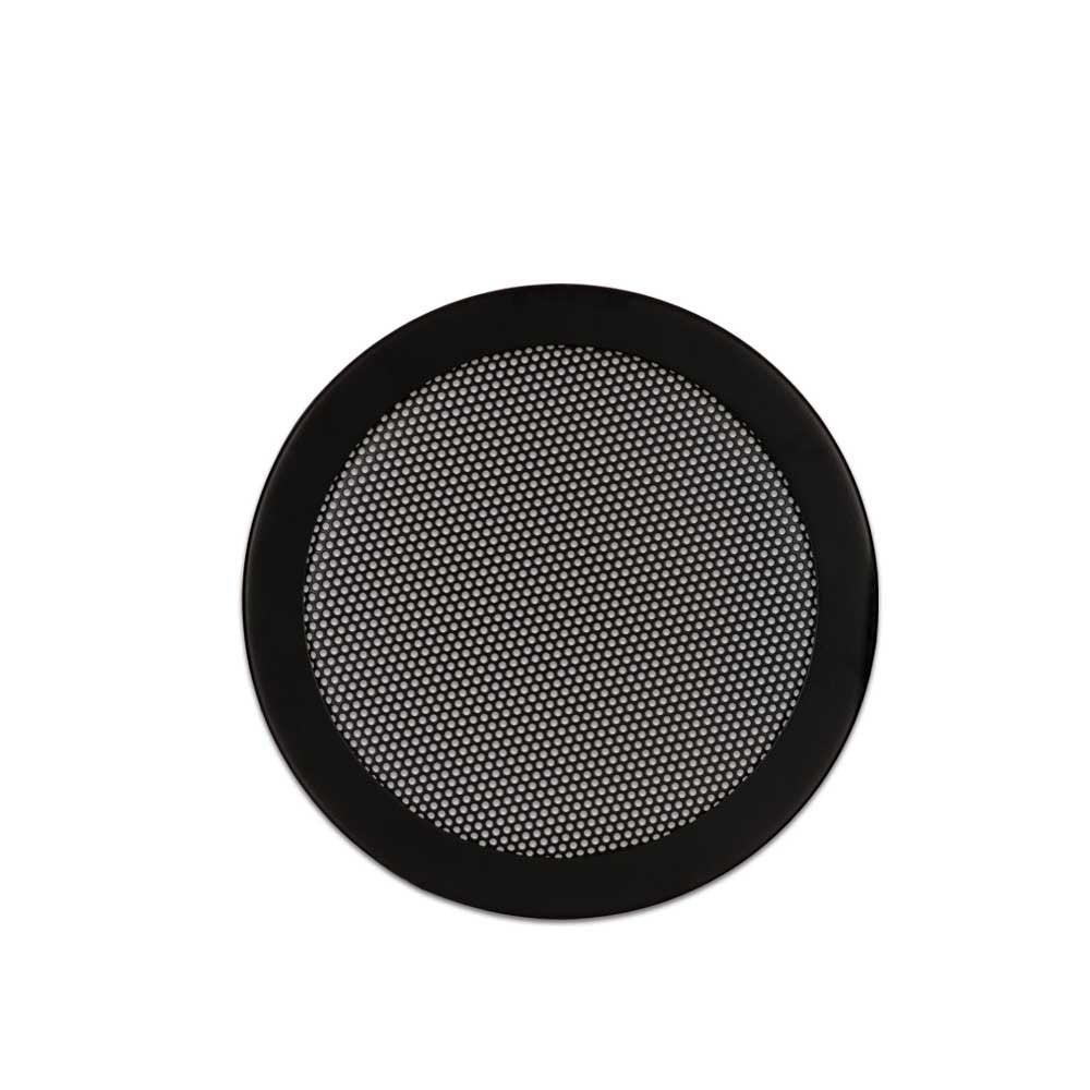Goldwood Snap On 6.5" Subwoofer Grille Steel Mesh Speaker Black (SGM6)