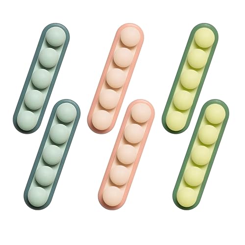COOCAT Cute Pea Cable Clips, USB Cable Organizer, Charging Cord Holder, Wire Management for Car Office Desk Workbench Bedroom Bedside Nightstand