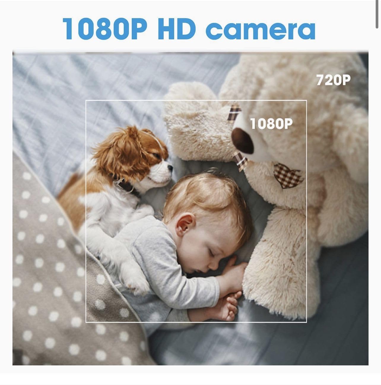 VAIMEST Home Spy Smart 1080P Mini Camera WiFi Security Video Nanny Hidden Baby Monitor Camera Night Vision Motion Detection with App Live Feed