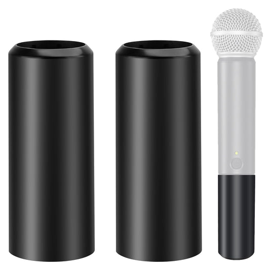 YIBEICO 2-Pack Replacement Battery Cover for Shure BLX2/SM58,Beta58,PG58 Wireless Microphone to Repair The Broken Part (2PCS)