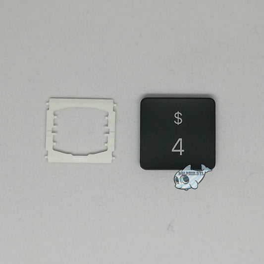 Dolphin.dyl(TM) Replacement Individual Key Cap for US New MacBook Pro A1989 A1990 Key Keyboard(Key Cap with Hinge) (4 / Four)