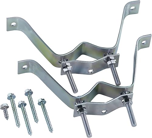 Channel Master 3" Wall Mount - Sturdy Steel Bracket for Secure TV Antenna & Mast Installation, Weather-Resistant, Supports Masts/Poles, Up-to 2.5”