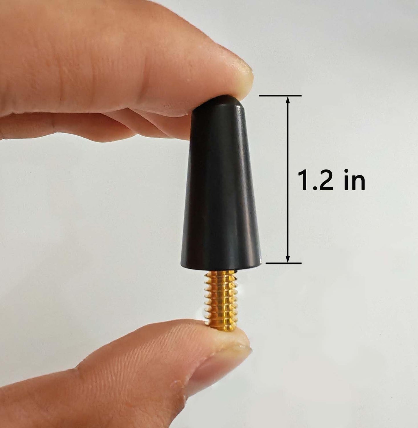 VAGMI 1.2 Inch Aluminum Antenna Compatible with Jeep Wrangler TJ Gladiator JK JKU JL JLU Rubicon Sahara Unlimited Sport (Mainly Used for Jeep Wrangler
