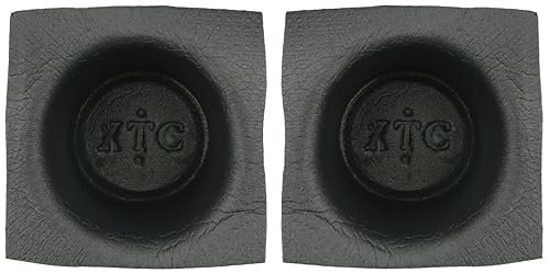 Install Bay Speaker Baffle 6 1/2 Inch Round Large Frame Pair- VXT60, Black