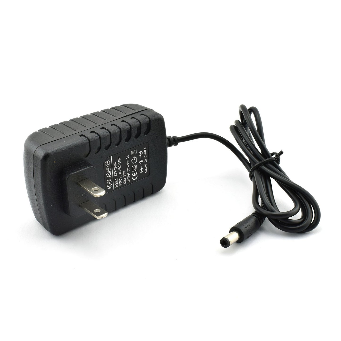 ZYAMY 12V 2A 24W AC/DC Power Adapter AC 110-250V to DC 12V 2000MA Power Supply Converter 1m Wire DC 5.5x2.5/2.1mm Charger for Router, STB, LED…