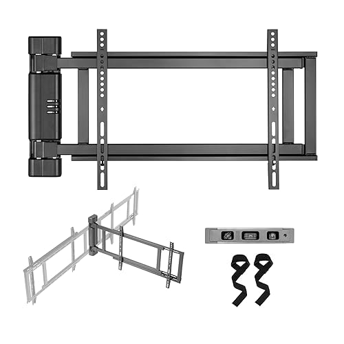ynVISION.DESIGN Swing Wall Mount Bracket for 32"-75" TVs | Hinged | Swings Open up to 180 Degrees with 1 Finger for Easy Television Service (Pack of