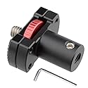 CAMVATE 15mm Micro Rod Mount with Large Knurled Edge 1/4"-20 Screw