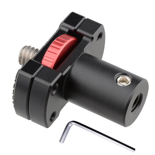 CAMVATE 15mm Micro Rod Mount with Large Knurled Edge 1/4"-20 Screw
