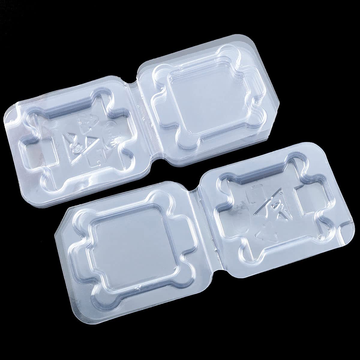 ToToT 14pcs Universal CPU Protection Box 5.5x6.5cm Computer CPU Case Tray Flip Top Container LGA1150 / 1151/1155/1156 i3 i5 i7 CPU Intel Protector