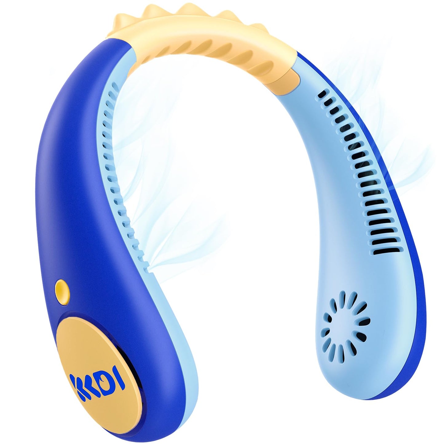 Kids Portable Neck Fan, Bladeless Fan for Kids, Safe Kids Rechargeable Cooling Fan for 4-14Y Boys Girls, 2600mAh Personal Fans for Your Neck, 4 Speeds