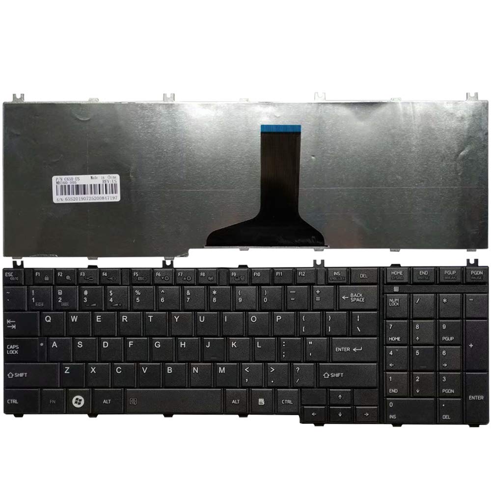 New for Toshiba Satellite L670 L670D L675 L675D C660 C660D C655 L655 L655D C650 C650D L650 C670 L750 L750D Laptop English/US Keyboard