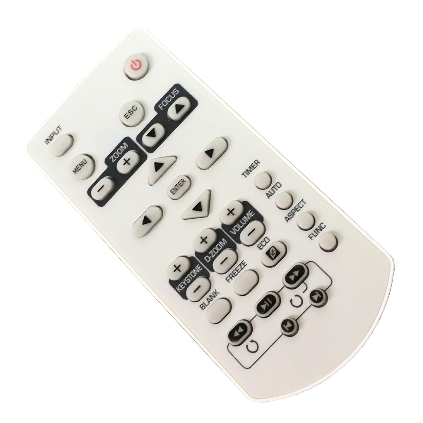 Replacement Projector Remote Control Compatible for Casio YT-130, YT-131, YT-141, YT-150, YT-161, XJ-A142, XJ-A147, XJ-A242, XJ-A247, XJ-A252, XJ-V1