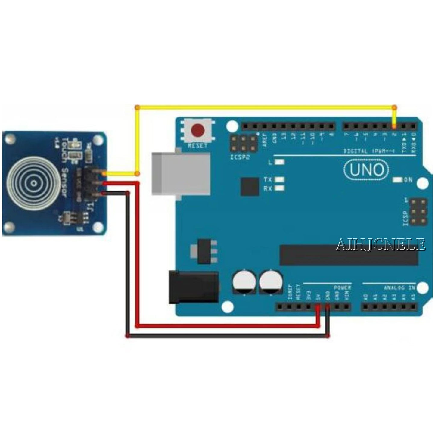 AIHJCNELE 4pcs TTP223B Capacitive Touch Switch Module Digital Touch Sensor Module 1-Channel Tact Switch DC 2V-5.5V Low Power Consumption TTP223 Dimmer