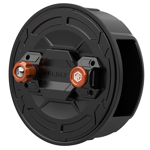 Lightweight Aluminum Tie Wire Reel Quick-Lock and Release Mechanism, Tie Wire Stripper Designed for 12-18 Gauge Wires. Dual-Sided Rewind Knob for Left