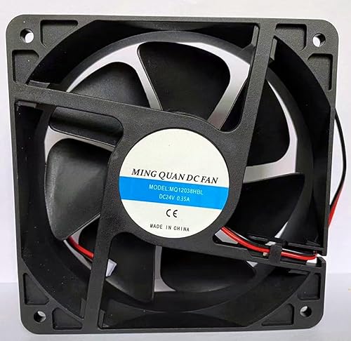 for MQ12038HBL DC24V 0.35A 12CM 12038 2-Wire Cooling Fan