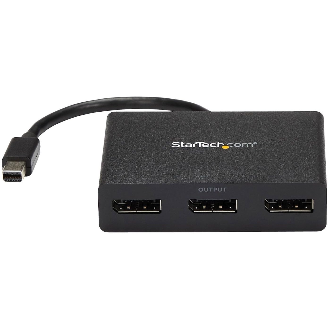 StarTech.com 3-Port Multi Monitor Adapter - Mini DisplayPort to DisplayPort MST Hub, Dual 4K30Hz & 1x 1080p - Video Splitter for Extended Desktop Mode
