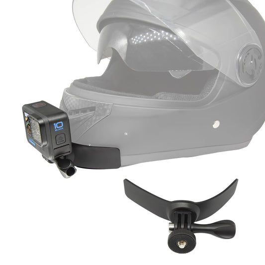 Suptig Helmet Chin Mount for GoPro Max Hero 13 12 11 10 9 8 Insta360 X5 X4 DJI Osmo Nano Action 3 4 5 Pro 6, More Action Camera, Bike Holder Mount
