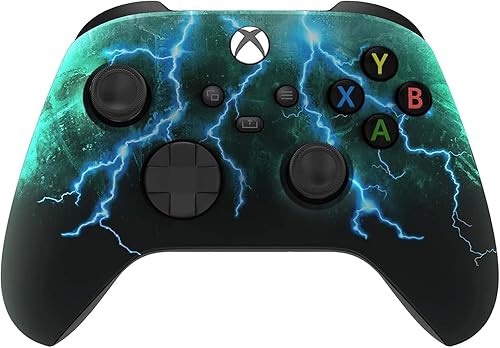 Xbox Series & One Soft Touch Design Custom Gaming Controller for Xbox Series & One -Soft Shell for Comfort Grip X - (Lightning)
