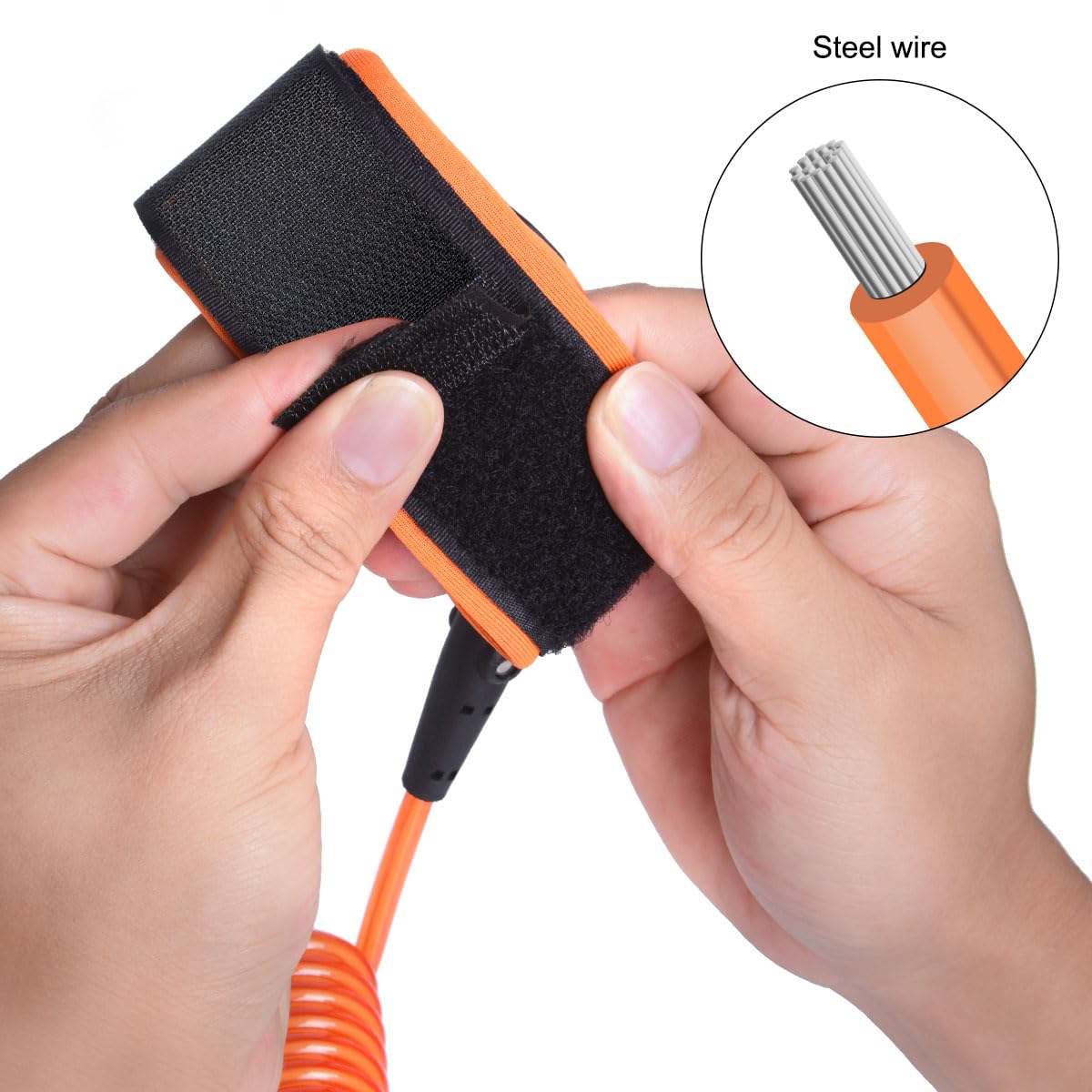 Action Camera Non-Slip Handler Floating Hand Grip Holder Mount + Steel-cored Safety Wrist Strap for GoPro Sony Insta360 Olympus Akaso Underwater