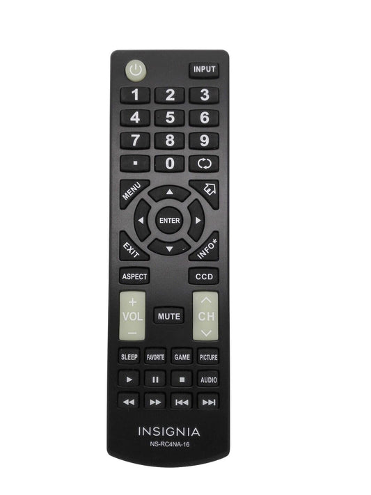Insignia Tv Remote Control Insignia Ns-rc4na-16 Nsrc4na16 LED Tv Remote Control for Ns-55d420na16 Ns-60e440na16 Ns-60e440mx16 Ns-28dd220na16