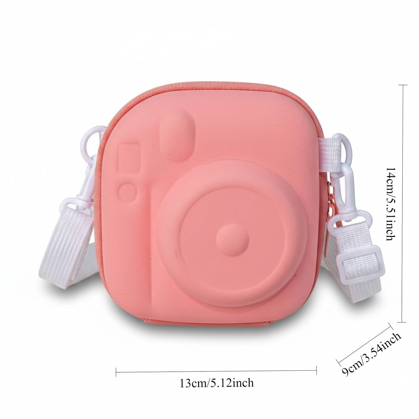 CltrCr Camera Protective Case for Instax Mini Camera, Hard Carrying Case EVA Storage Protective Bag with Shoulder Strap for Fuji Mini