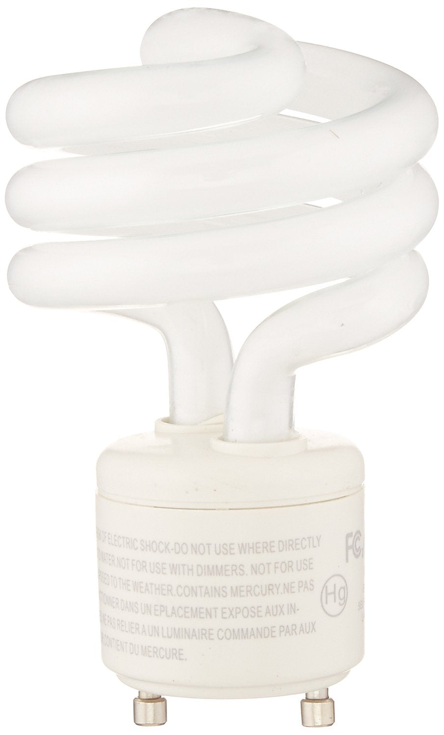 TCP CFL Spring Lamp, 75W Equivalent, Bright White (3500K) General Purpose Spiral Light Bulb, GU24 Base
