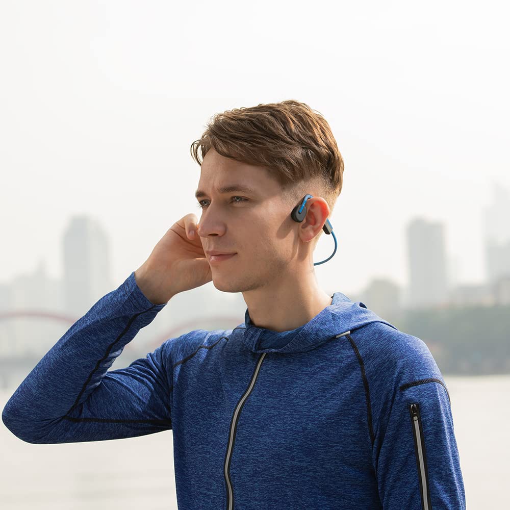 SHOKZ OpenMove Bluetooth Bone Conduction Sports Headphones - SS23 - One - Blue