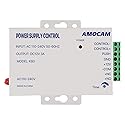 AMOCAM K80 Power Supply Control, AC 110-240V to DC 12V Power Supply for Door Access Control System, Video Doorbell, Electric Strike Lock, Bolt Lock