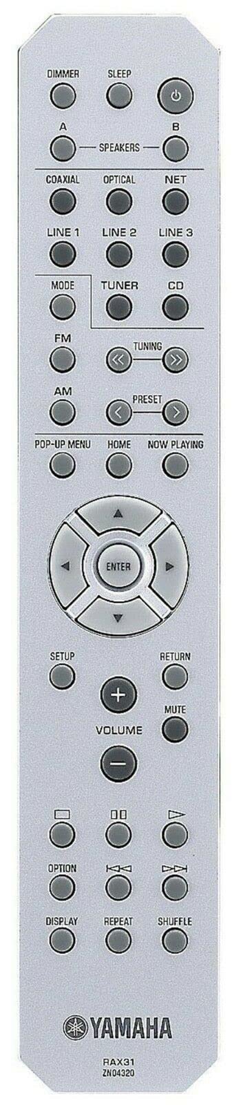NTQinParts Replacement Remote Control Controller for Yamaha R-N301 R-N301BL Home Theater AV Receiver