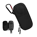 BRDRC Portable Small Case for Insta360 X4 X5 (for Original Lens Cap), Carrying Storage Bag Protective Cover Hard Shell Travel Protector with Wrist