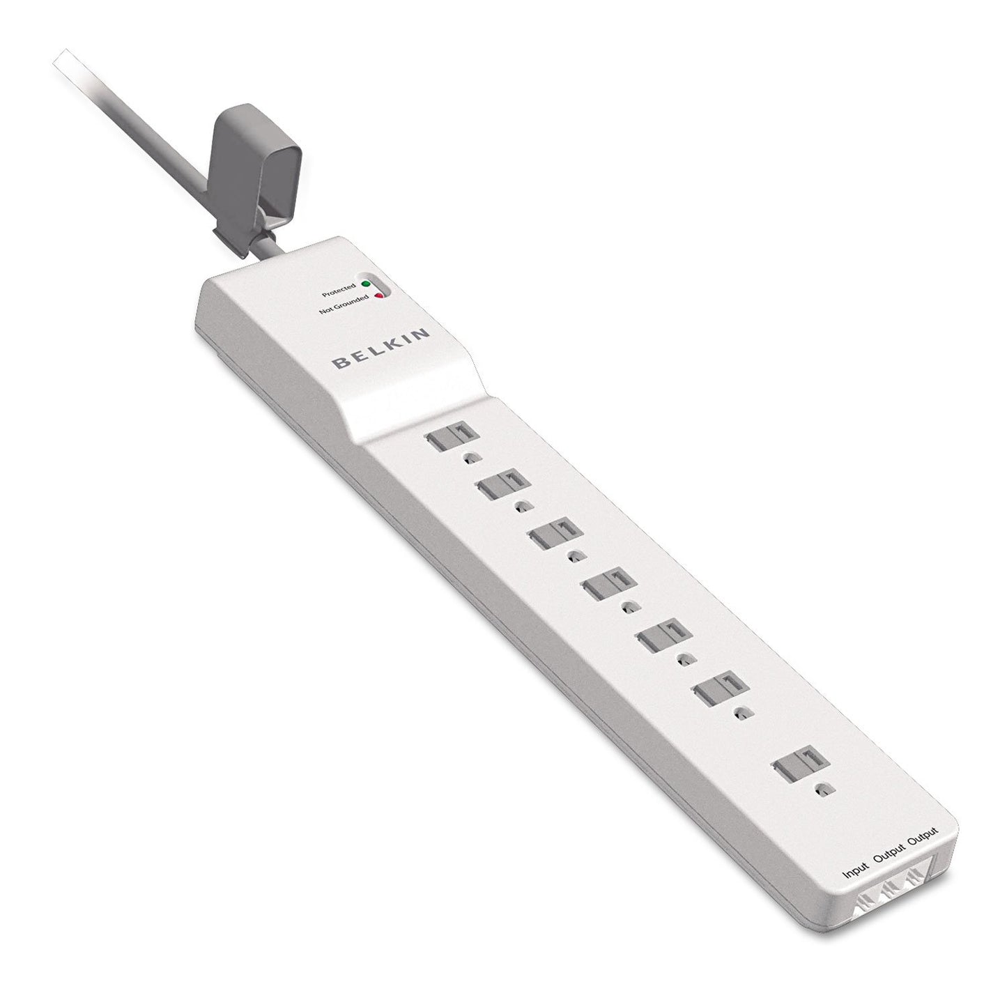 Belkin Power Strip, Belkin Surge Protector with 7 AC Multiple Outlets, 6 ft Long Heavy Duty Extension Cord for Home, Office, Travel, Laptop, Computer