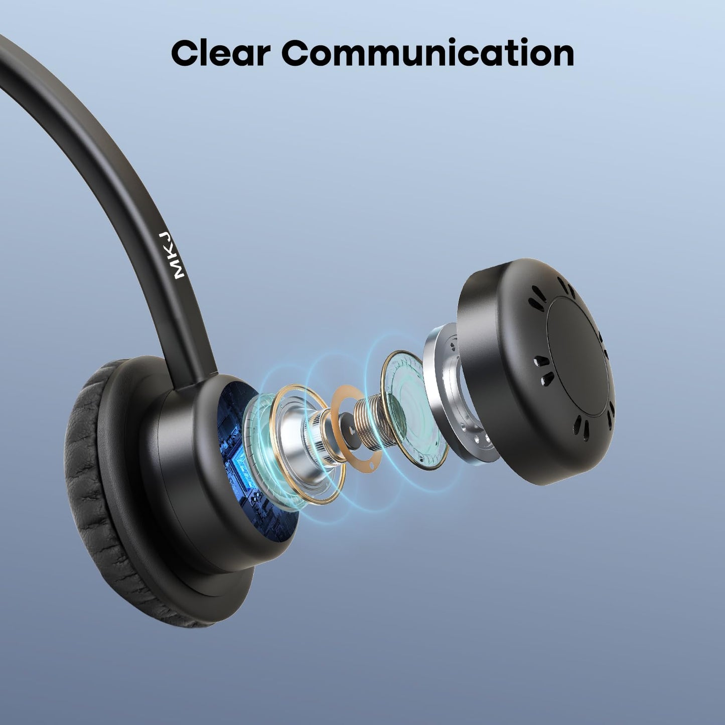 MKJ Cisco Telephone Headset with Microphone Noise Canceling Corded RJ9 Call Center Office Phone Headset for Cisco CP-7861 7942G 7941G 7945G 7960 7961G