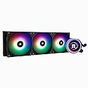 Thermalrlght Frozen Notte 360 Black ARGB v2 Water Cooling CPU Cooler, 360 Black CPU Cooler Specifications, 3 PWM Fans,S-FDB V2 Bearings,Suitable