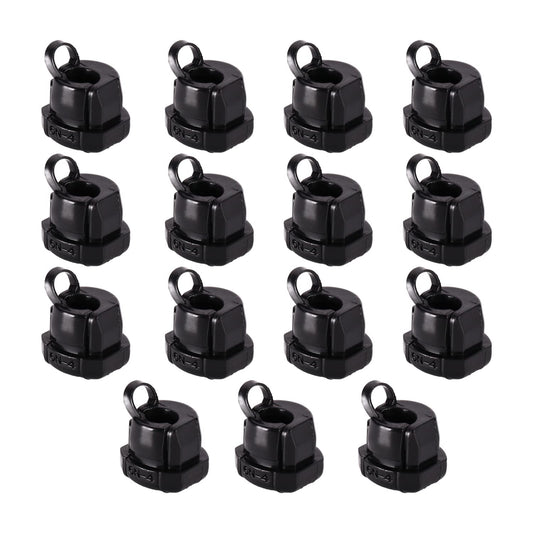 Fielect Round Cable Wire Strain Relief Bush Grommet Round Strain Relief Bushing Electric Cable Protection Cord Buckle 6N-4 15 Pcs