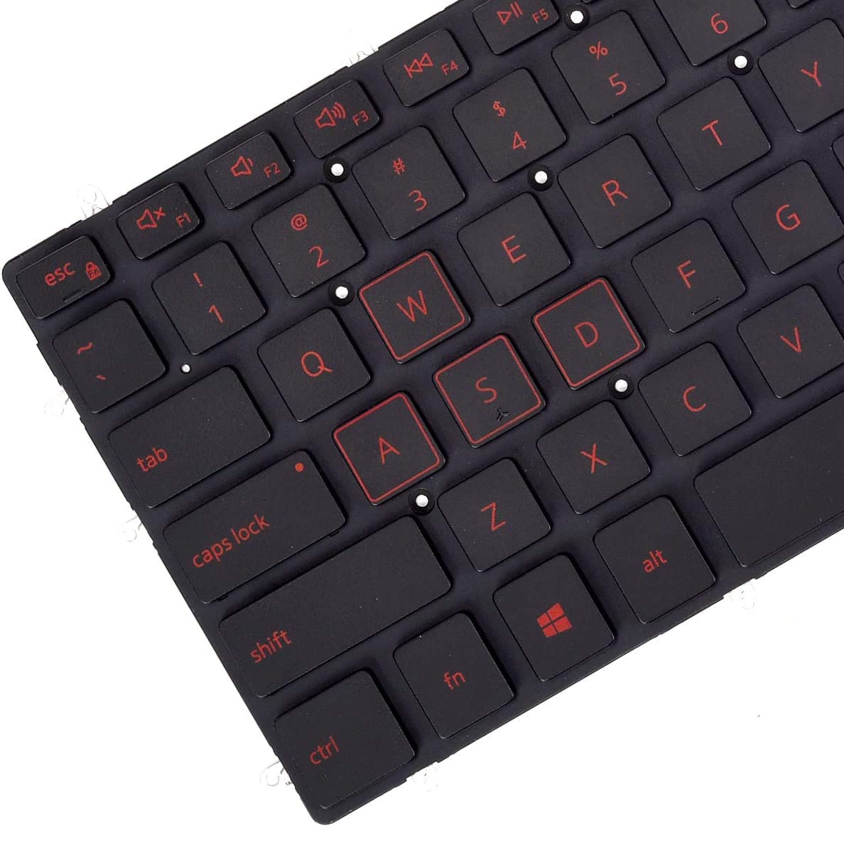 Laptop Keyboard,US English,Red Backlit,No Keyboard Trim,Replacement Compatible with Dell G7 7588 7590 7790, G5 5587 5590, G3 3579 3779 3590 Series