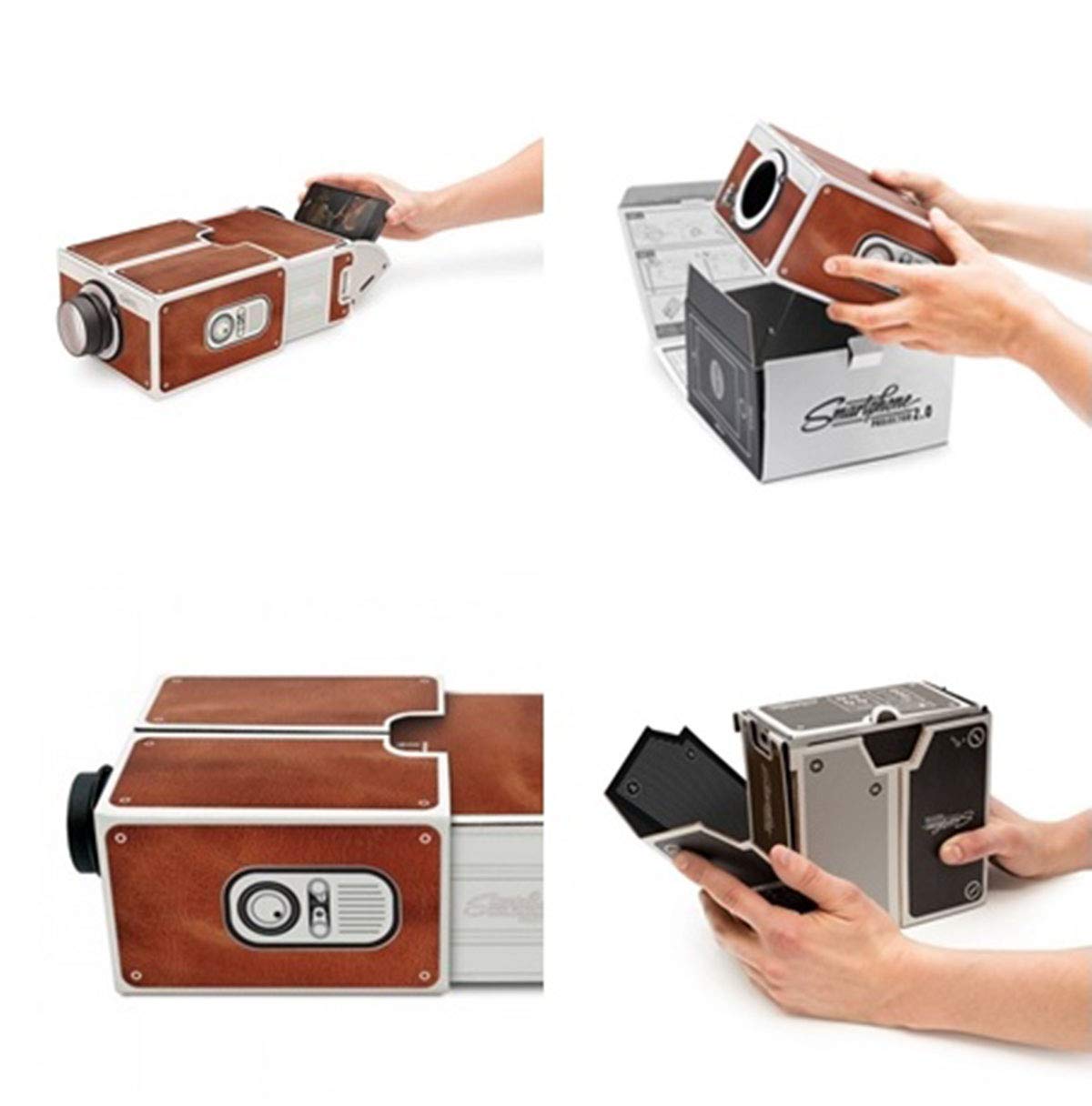 DIY Assemble Smartphone Projector 2.0 No Power Required