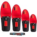 Lens Pouch Set - Soft Neoprene Travel Carry Protective Case Cover Sleeve for Canon Nikon Sony Panasonic Pentax Olympus DSLR Camera Lens With Cleaning