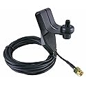 TA-WCMS Window Clip Mounts for Handheld Antenna Two Way Radio Accessories Car Mounts Bracket The end of Cable is SMA Male Connector The Center