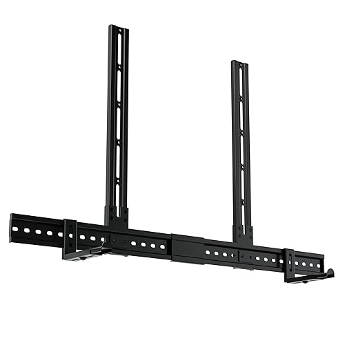 ECHOGEAR XL Soundbar Mount for Speakers up to 20lbs - Attaches to TVs up to 86” or Wood Studs 16-24”- Universal Design & 2.6” Extension for Dolby