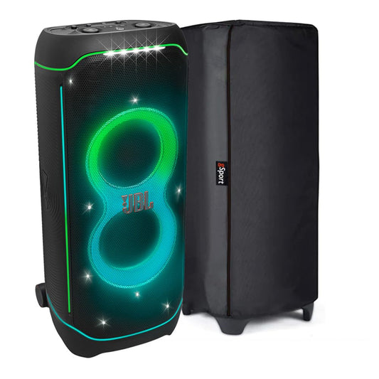 JBL PARTYBOX Ultimate Portable Party Speaker Bundle with gSport Speaker Cover (Black)