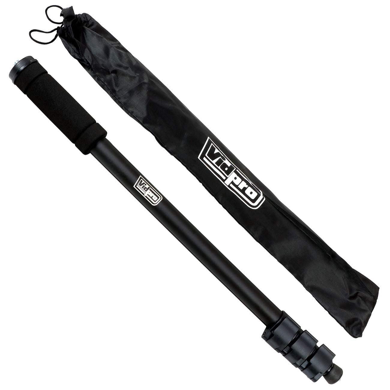 Vidpro 67-inch Pro Monopod with Case - Durable Lightweight Portable Mount - Adjustable 3 Section Leg with Locks Retracts to 21" Fits Most Cameras