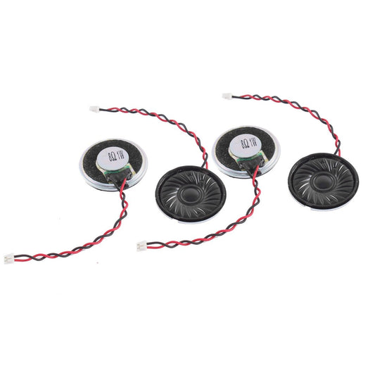 uxcell 4pcs 1W 8 Ohm 2Pin Connector Magnet Speaker Loudspeaker 28mm Dia