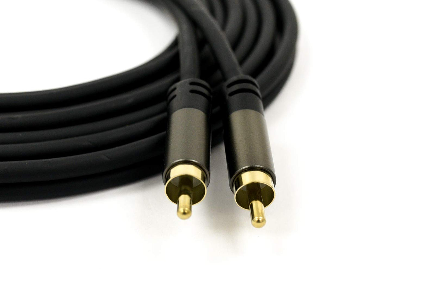 Seismic Audio - SA-2RM0203 - Premium 2 Channel 3 Foot RCA Male to RCA Male Audio Cable for Amps, Home Theater, Digital and Analog Compatitble Cord
