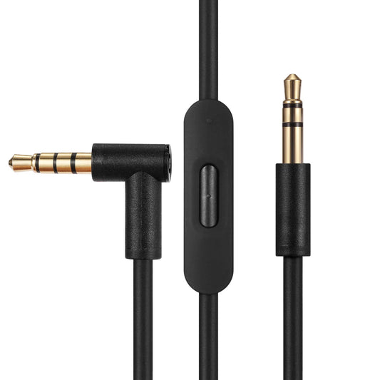 cipher Replacement Audio Cable Cord Wire, Compatible with Beats Headphones Studio Solo Pro Detox Mixr Executive Pill with in Line Mic and Control