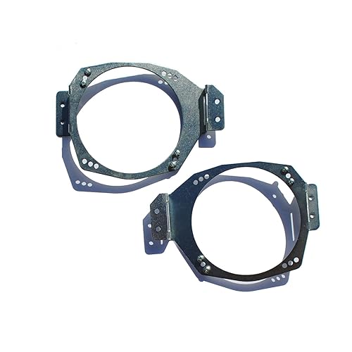 4x6 to 5.25" Front Dash Aftermarket Speaker Adapter Compatible with Jeep 1997-2006 Wrangler Rubicon Unlimited LJ TJ